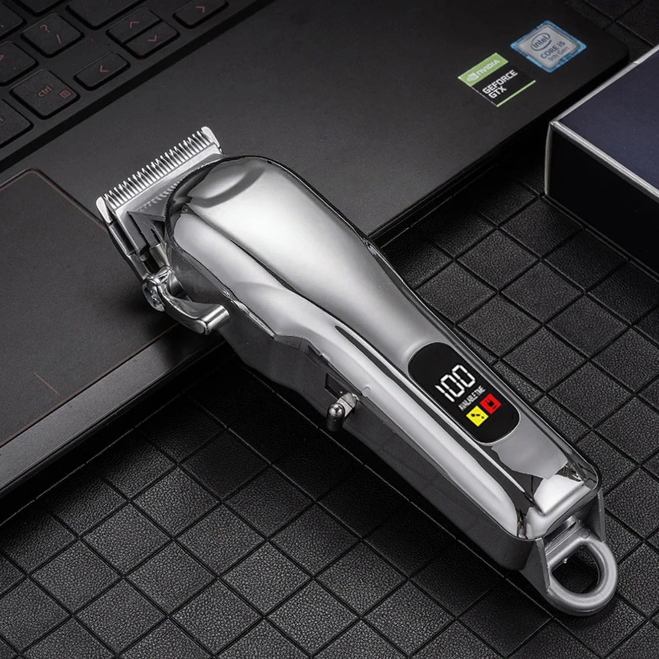 Cordless Dog Clippers Low Noise Grooming - Tondeuse électrique professionnelle sans fil, silencieuse,