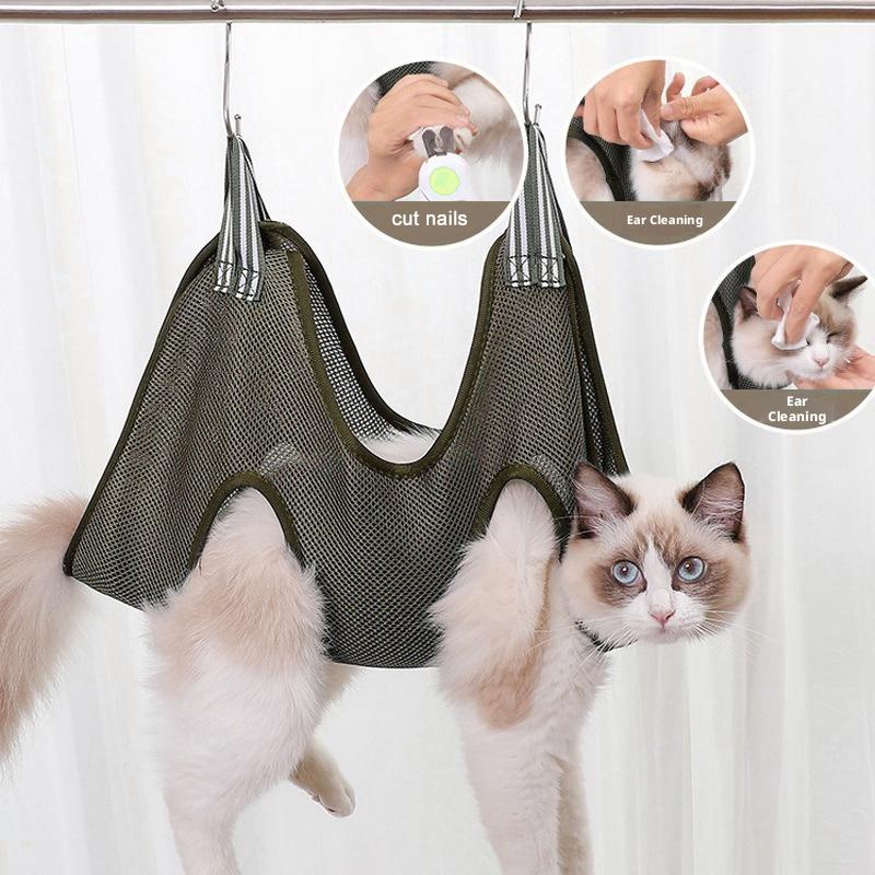 Pet Grooming Hammock Sling Restraint - Harnais hamac pour toilettage d'animaux, hamac