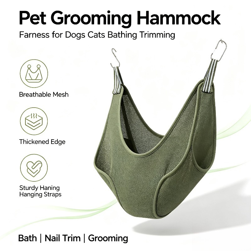 Pet Grooming Hammock Sling Restraint - Hamac de toilettage suspendu pour animaux
