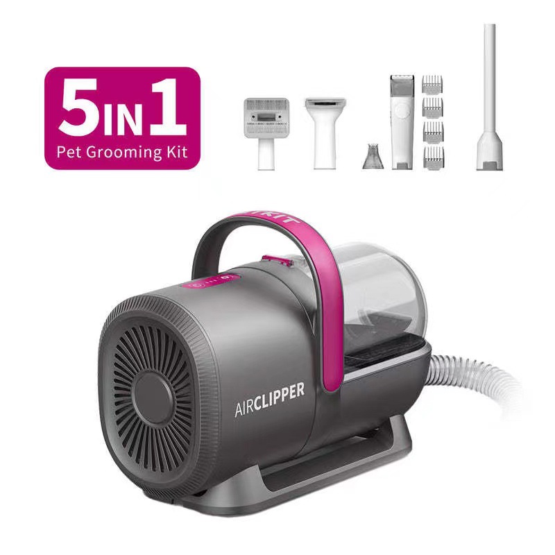 Pet Grooming Vacuum Suction Kit 5 In 1 - PETKIT – Kit d'aspirateur de toilettage