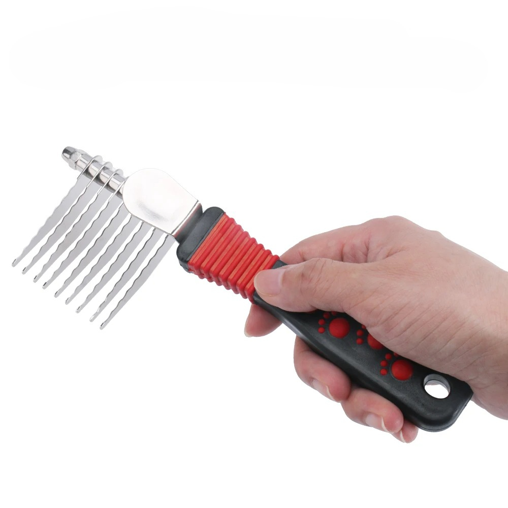Undercoat Rake Dematting Tool Dog Shedding - Brosse à poils pour animaux de