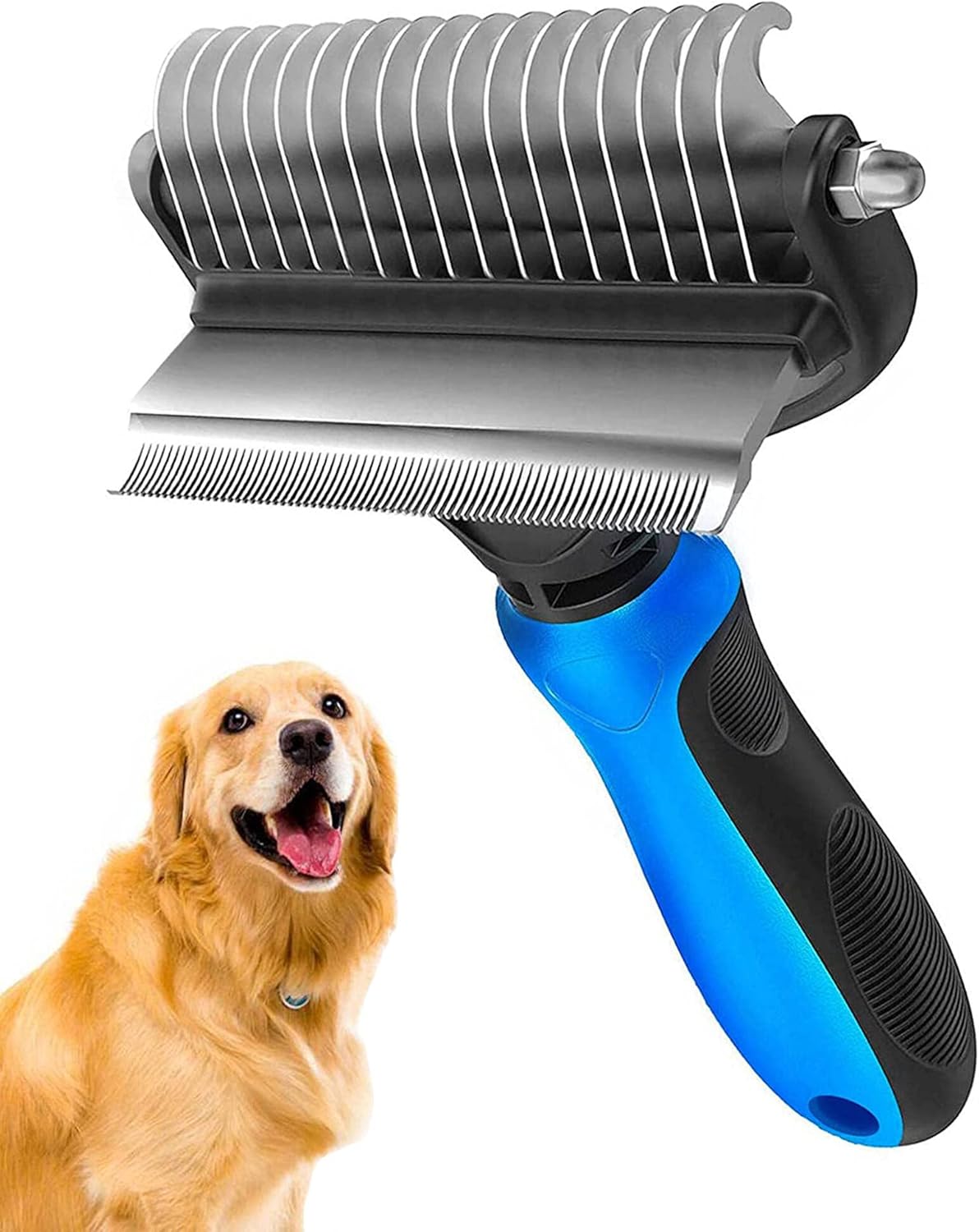 Undercoat Rake Dematting Tool Dog Shedding - Brosse de toilettage pour animaux de