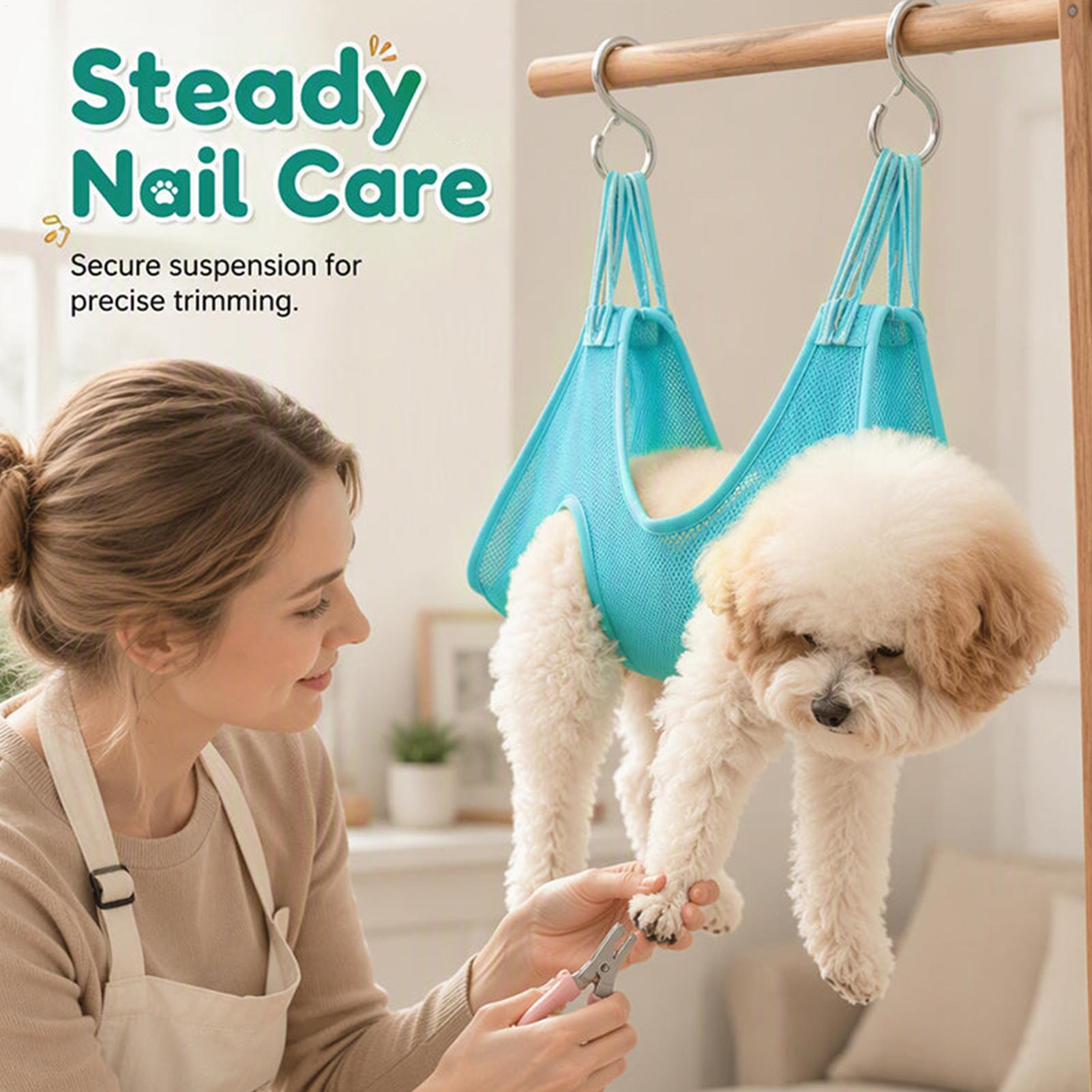 Pet Grooming Hammock Sling Restraint - Hamac de toilettage pour chiens et