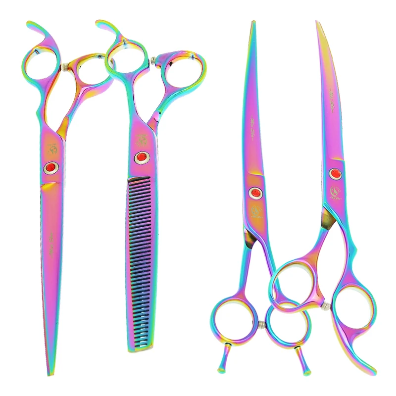 Professional Pet Grooming Scissors Curved - Ciseaux professionnels pour animaux de compagnie