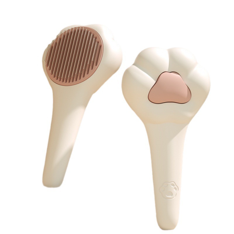 Slicker Brush Self Cleaning Pet Grooming - Brosse de toilettage pour animaux, peigne