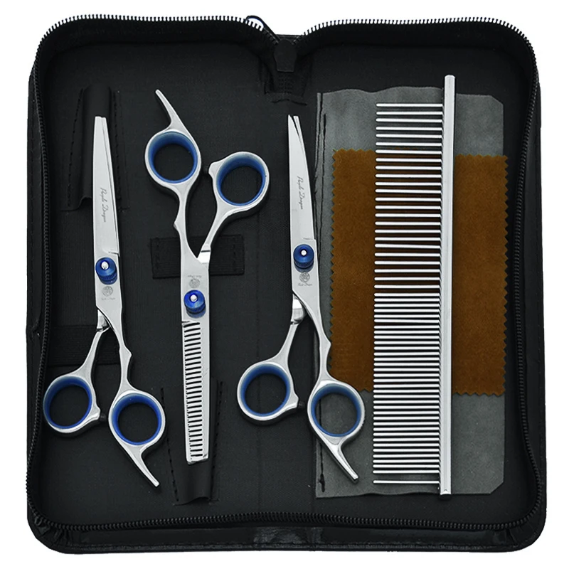 Professional Pet Grooming Scissors Curved - ﻿ Ciseaux professionnels pour poils d'animaux,