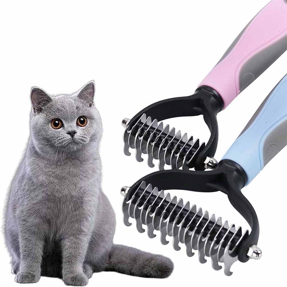 Undercoat Rake Dematting Tool Dog Shedding - Brosse de toilettage pour animaux de