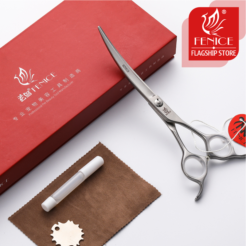 Fenice – ciseaux courbés profe - Professional Pet Grooming Scissors Curved avis et prix
