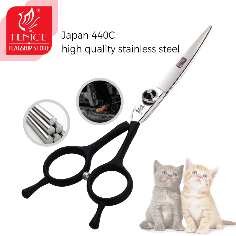 Fenice – ciseaux professionnel - Professional Pet Grooming Scissors Curved avis et prix