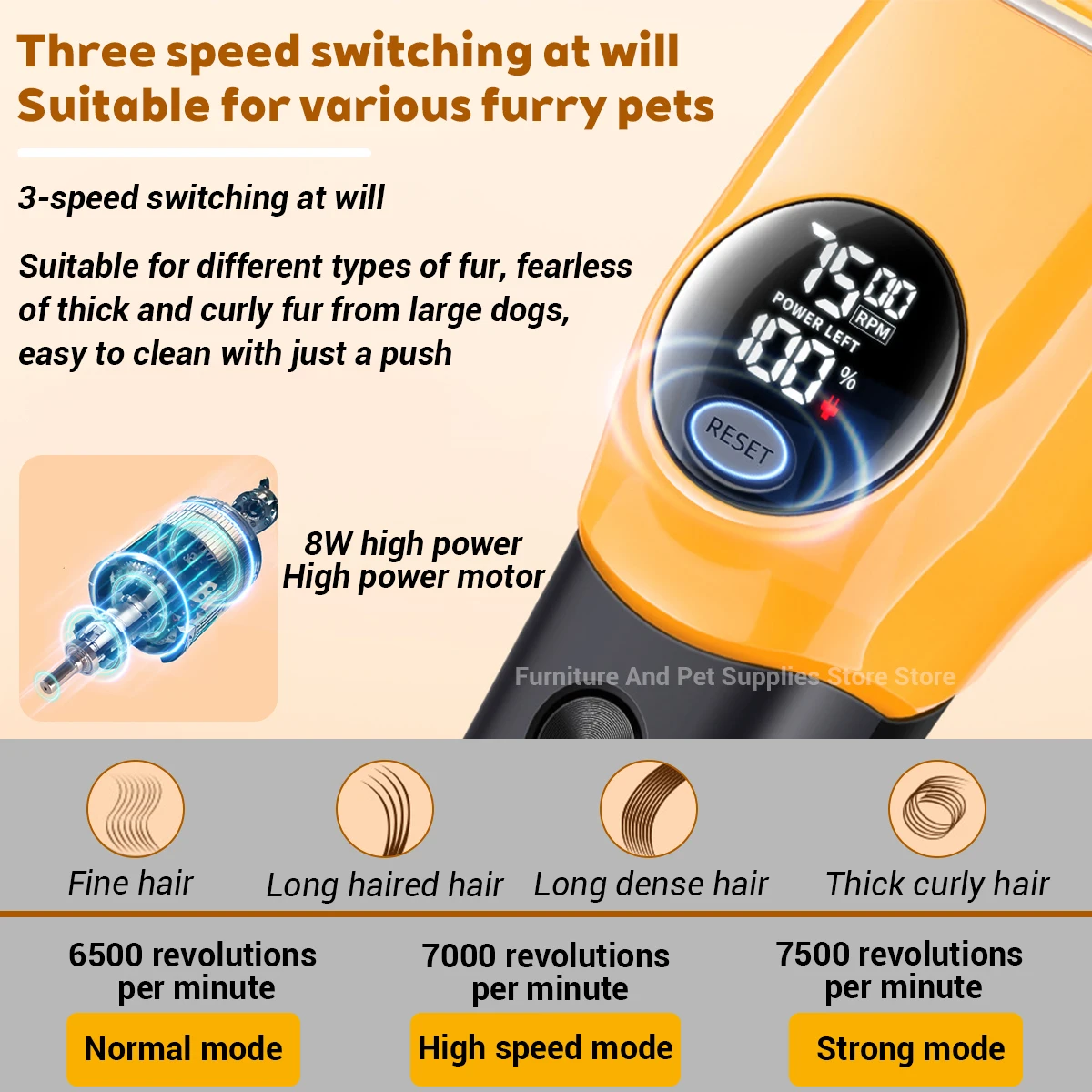 Tondeuse Électrique Profession - Cordless Dog Clippers Low Noise Grooming avis et prix