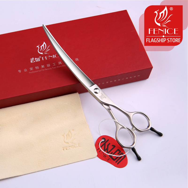 Fenice – ciseaux de toilettage - Professional Pet Grooming Scissors Curved avis et prix