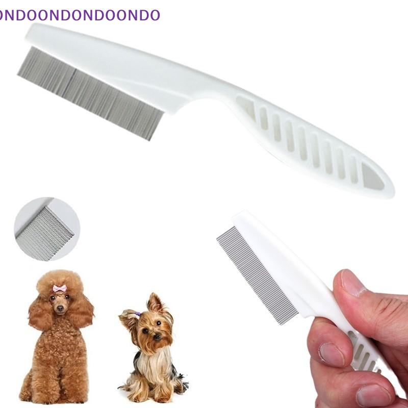 Peigne à dents fines en acier  - Flea Comb Fine Tooth Pet Tear Stain avis et prix