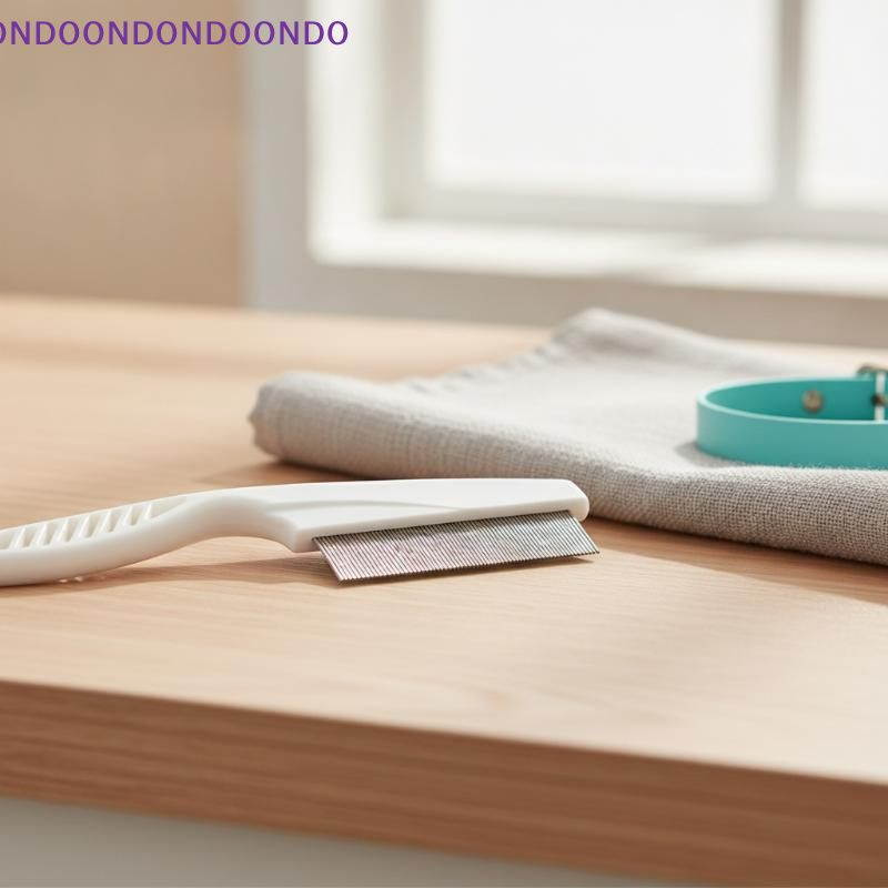 Peigne à dents fines en acier  - Flea Comb Fine Tooth Pet Tear Stain avis et prix