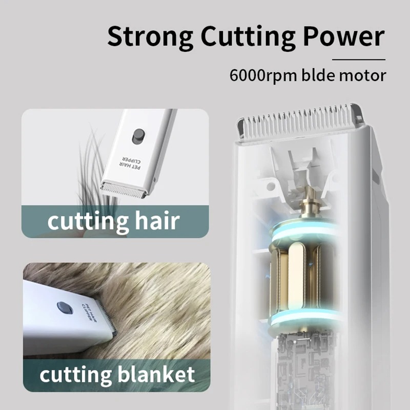 Tondeuse électrique profession - Cordless Dog Clippers Low Noise Grooming avis et prix