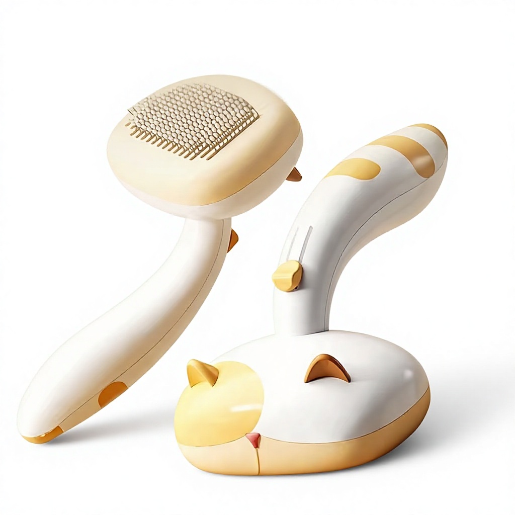Brosse de toilettage pour anim - Slicker Brush Self Cleaning Pet Grooming avis et prix