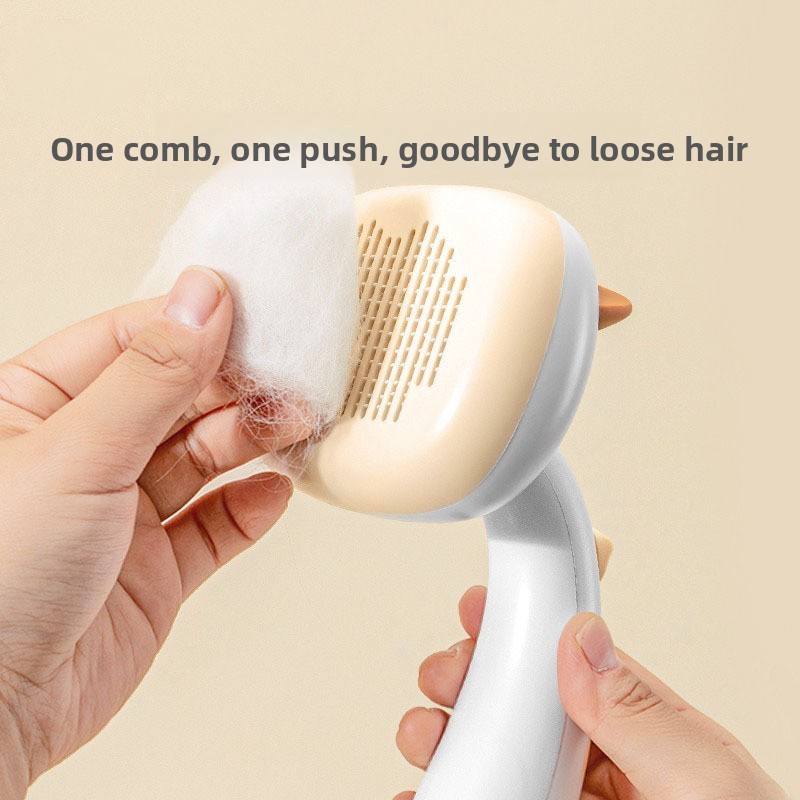 Brosse de toilettage pour anim - Slicker Brush Self Cleaning Pet Grooming avis et prix