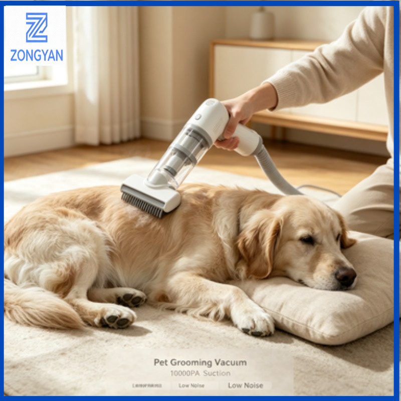 Aspirateur sans fil pour toile - Pet Grooming Vacuum Suction Kit 5 In 1 avis et prix