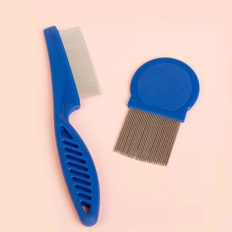 6 pièces/ensemble Peigne anti- - Flea Comb Fine Tooth Pet Tear Stain avis et prix
