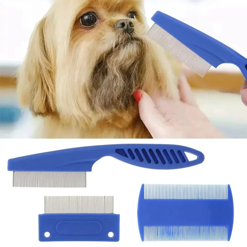6 pièces/ensemble Peigne anti- - Flea Comb Fine Tooth Pet Tear Stain avis et prix