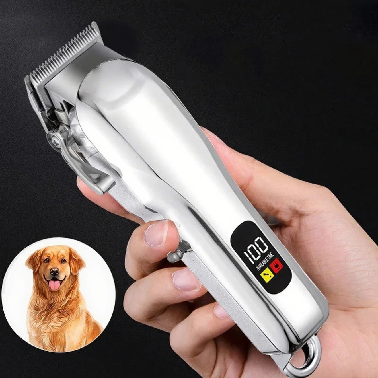 Tondeuse électrique profession - Cordless Dog Clippers Low Noise Grooming avis et prix
