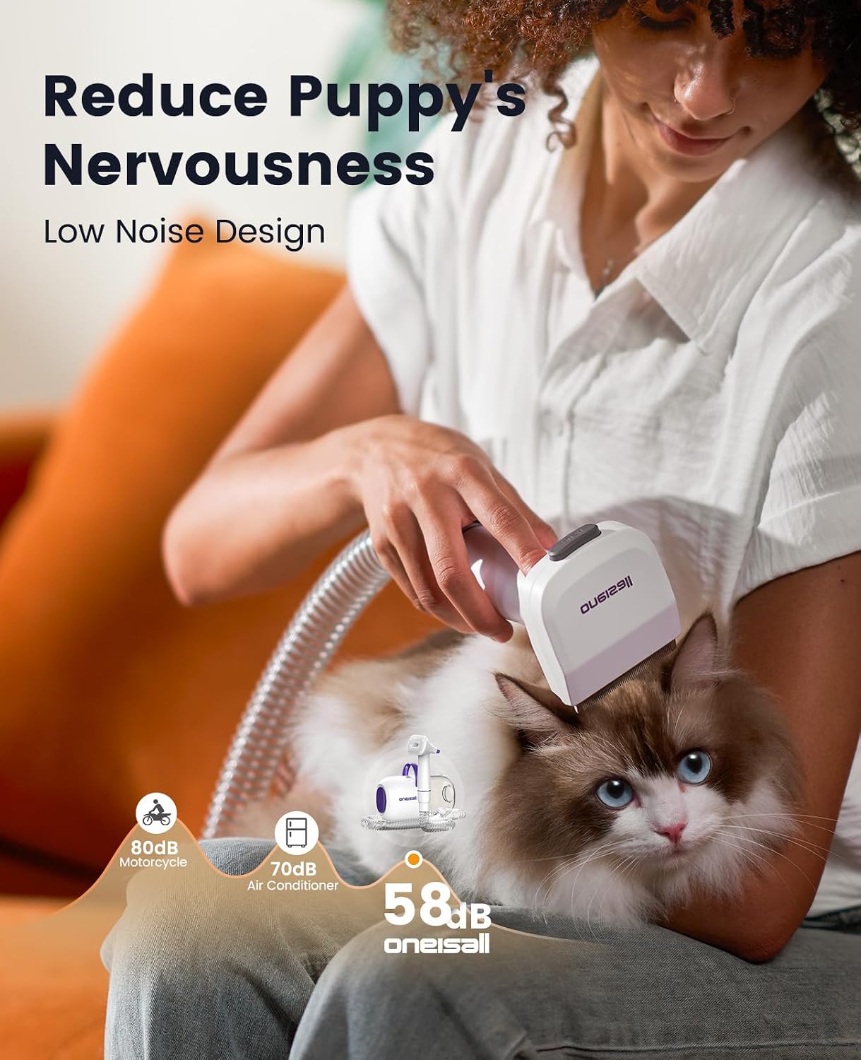 Kits de brosses de toilettage  - Pet Grooming Vacuum Suction Kit 5 In 1 avis et prix