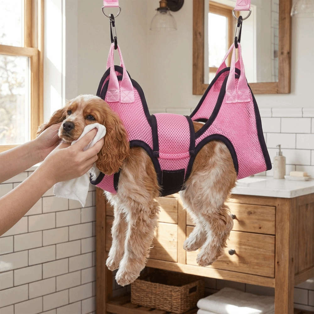 Hamac de toilettage pour chien - Pet Grooming Hammock Sling Restraint avis et prix