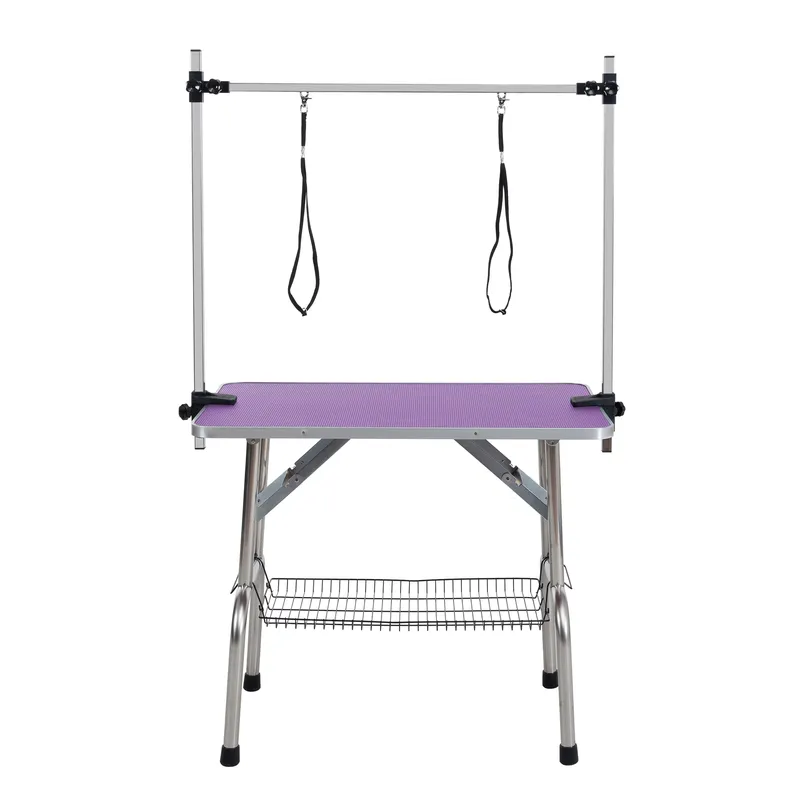 Table de toilettage pour anima - Folding Pet Grooming Table Arm Clamp avis et prix