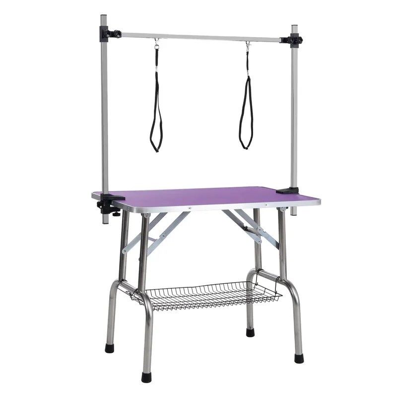 Table de toilettage pour anima - Folding Pet Grooming Table Arm Clamp avis et prix