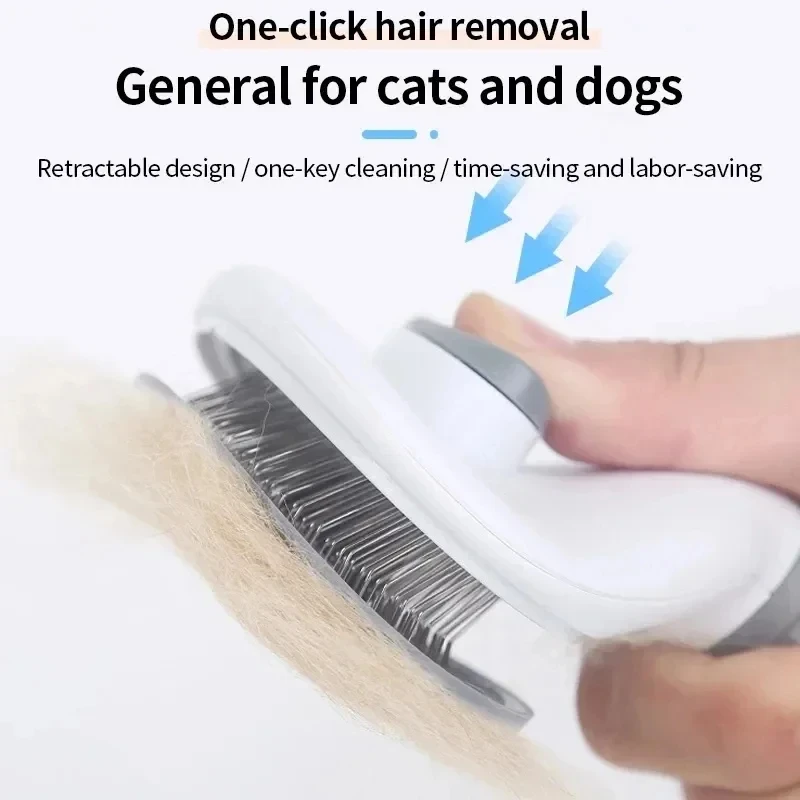 Peigne autonettoyant pour l'él - Slicker Brush Self Cleaning Pet Grooming avis et prix