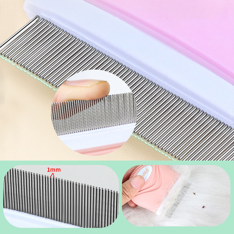 Peigne anti-puces pour animaux - Flea Comb Fine Tooth Pet Tear Stain avis et prix