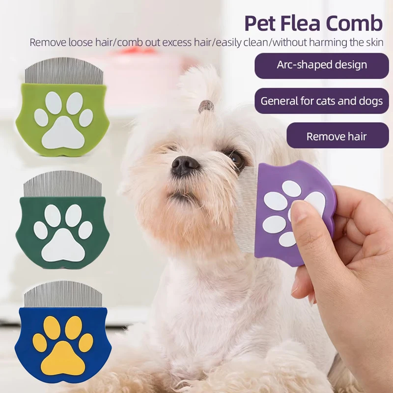 Peigne anti-puces pour animaux - Flea Comb Fine Tooth Pet Tear Stain avis et prix