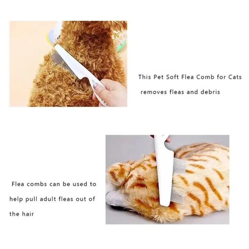 Peigne à puces pour animaux de - Flea Comb Fine Tooth Pet Tear Stain avis et prix