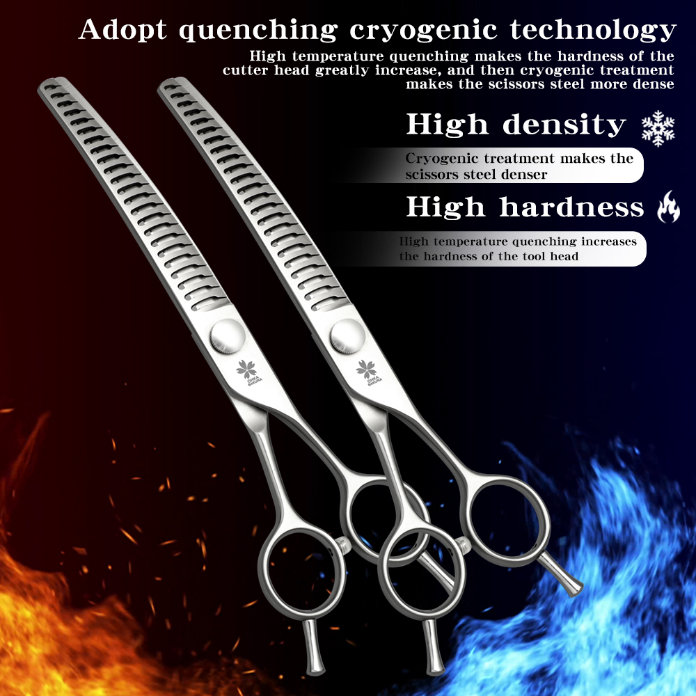 Ciseaux professionnels de toil - Professional Pet Grooming Scissors Curved avis et prix