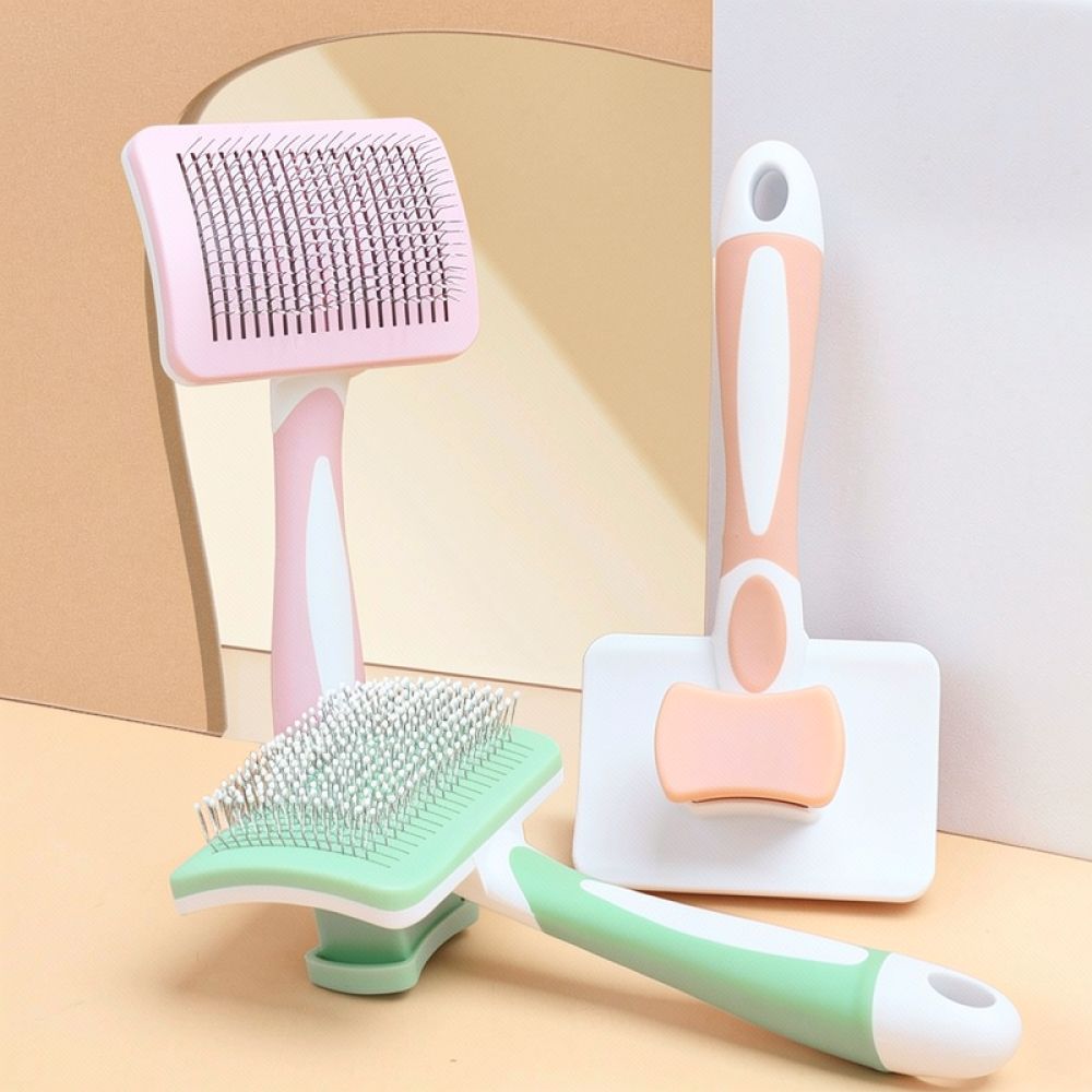 Outil de toilettage pour anima - Slicker Brush Self Cleaning Pet Grooming avis et prix