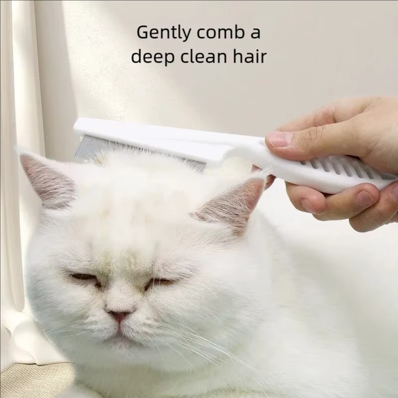 1 pièce, peigne à dents fines  - Flea Comb Fine Tooth Pet Tear Stain avis et prix