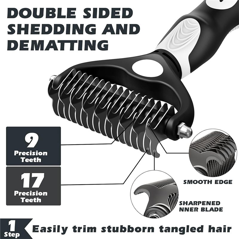 NOUVEAU - En stock - Brosse à  - Slicker Brush Self Cleaning Pet Grooming avis et prix