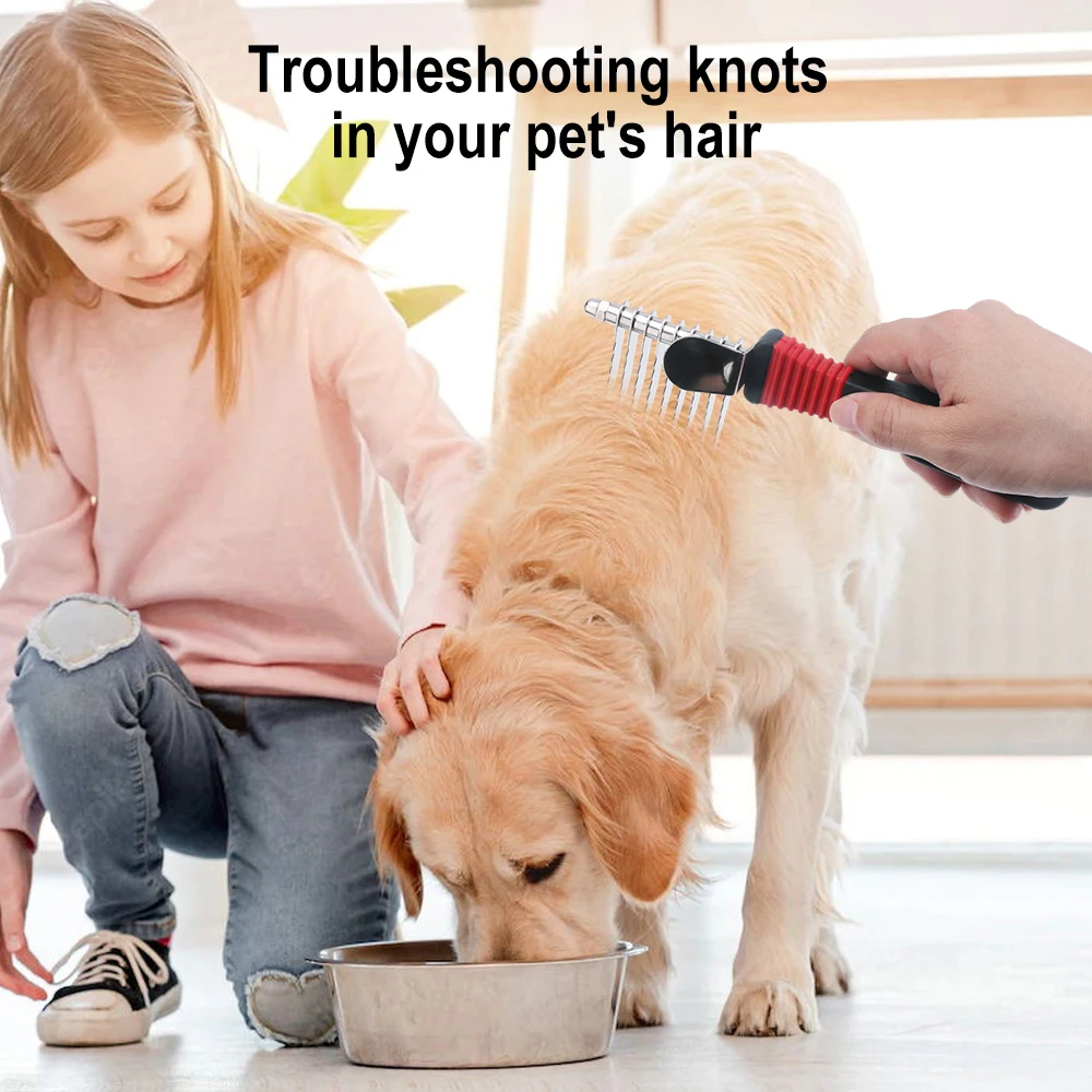 Brosse à poils pour animaux de - Undercoat Rake Dematting Tool Dog Shedding avis et prix