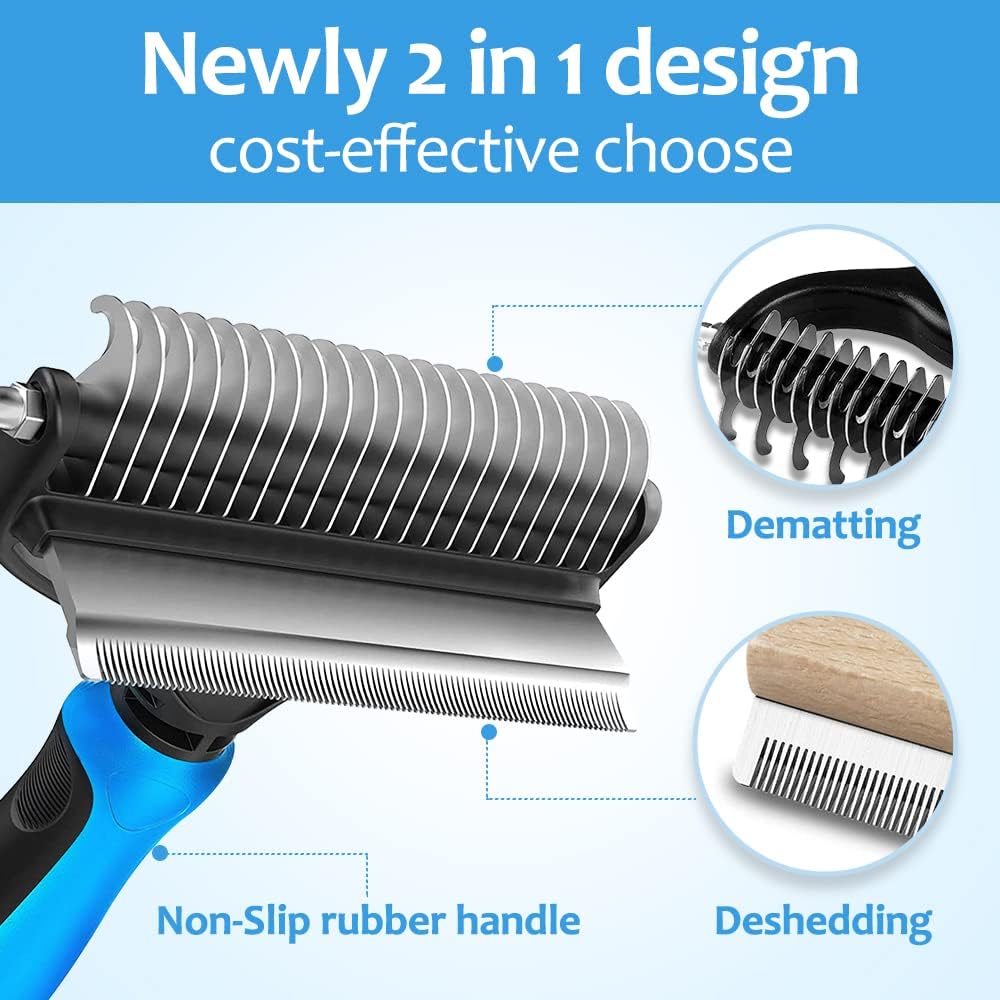 Brosse de toilettage pour anim - Undercoat Rake Dematting Tool Dog Shedding avis et prix