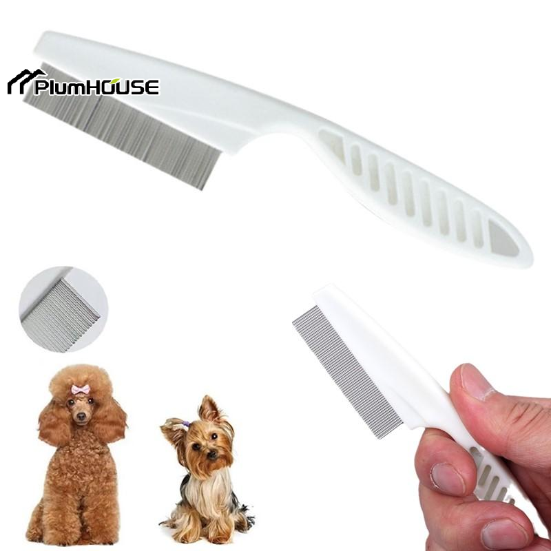 Peigne à dents fines en acier  - Flea Comb Fine Tooth Pet Tear Stain avis et prix