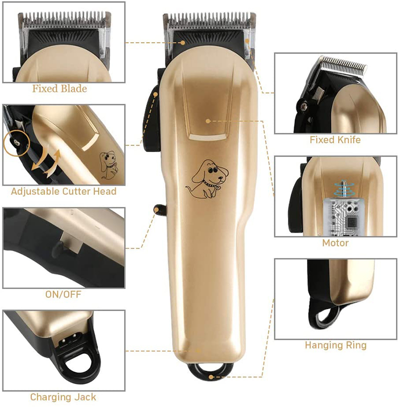 Deepaw – tondeuse électrique p - Cordless Dog Clippers Low Noise Grooming avis et prix