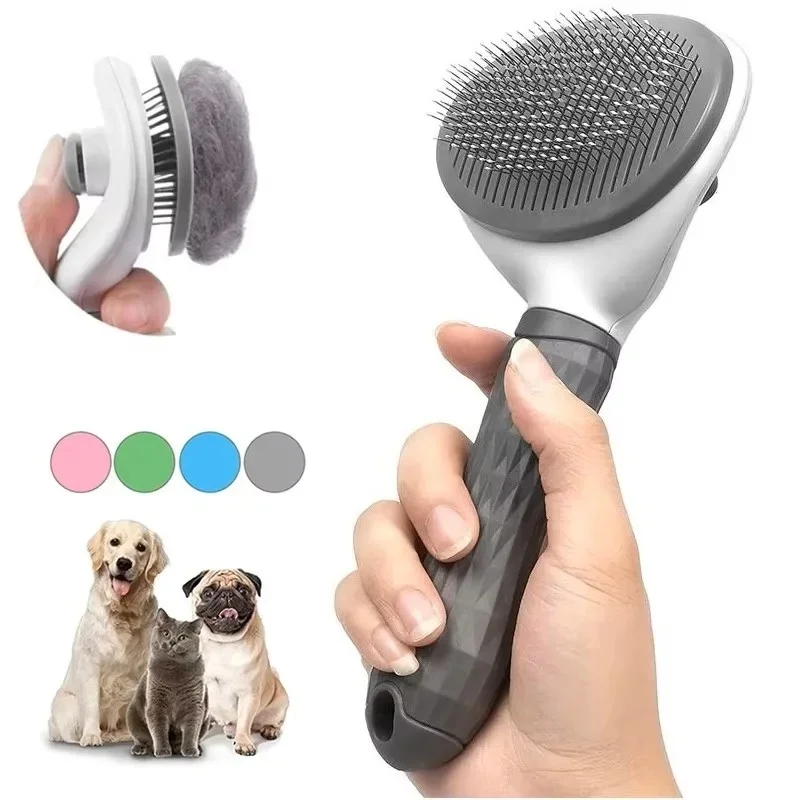 Brosse autonettoyante pour ani - Slicker Brush Self Cleaning Pet Grooming avis et prix