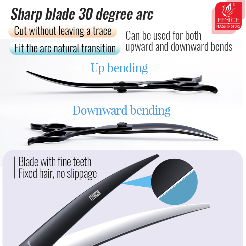 Ciseaux de toilettage professi - Professional Pet Grooming Scissors Curved avis et prix
