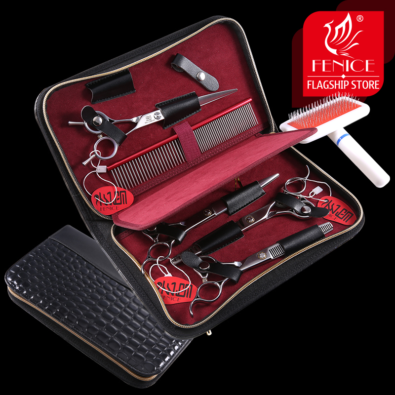 Fenice – ensemble de ciseaux d - Professional Pet Grooming Scissors Curved avis et prix