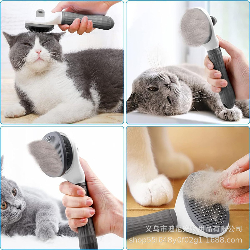 Brosse autonettoyante pour ani - Slicker Brush Self Cleaning Pet Grooming avis et prix