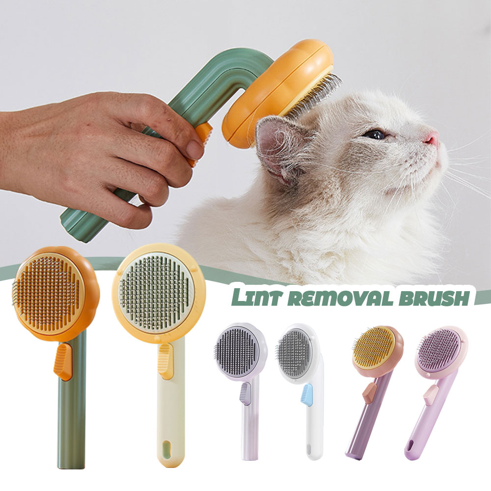 Brosse démêlante auto-nettoyan - Slicker Brush Self Cleaning Pet Grooming avis et prix
