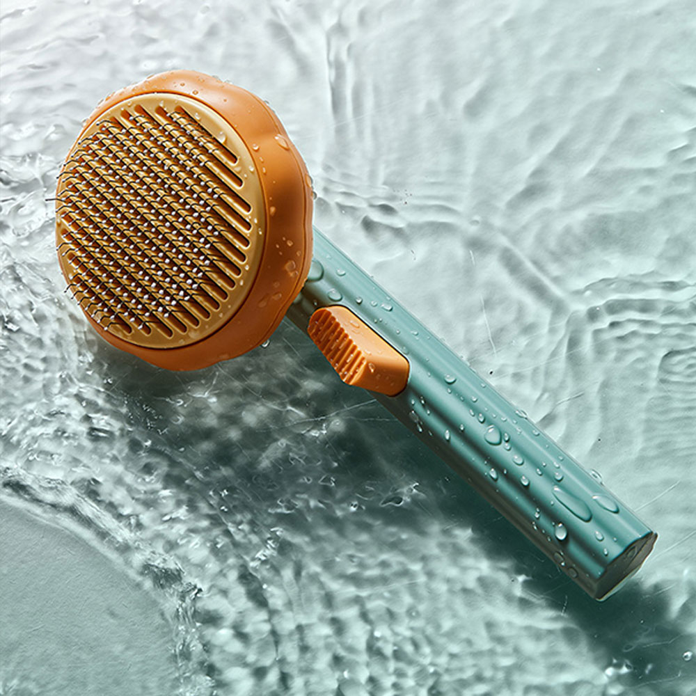 Brosse démêlante auto-nettoyan - Slicker Brush Self Cleaning Pet Grooming avis et prix