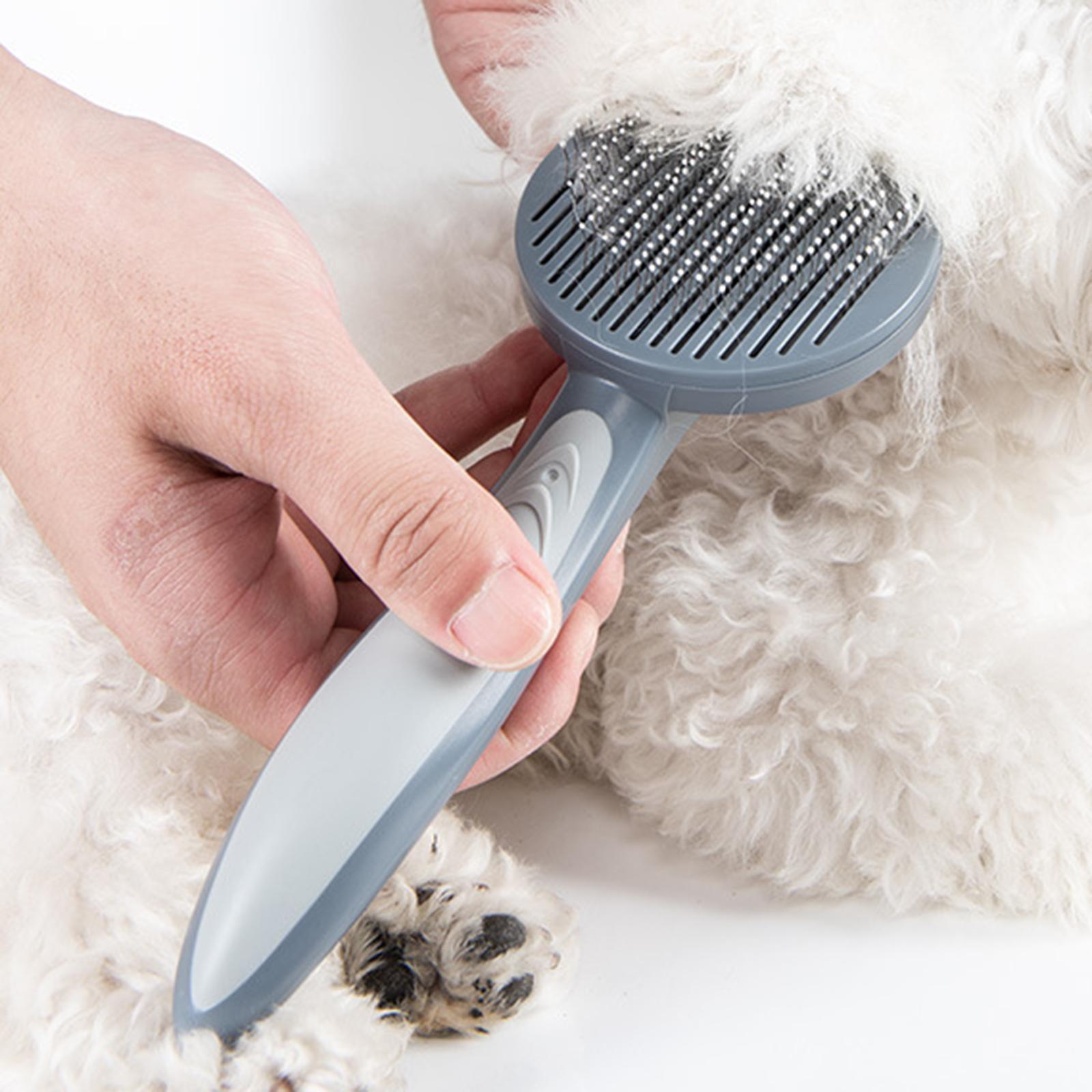 Brosse de toilettage pour chat - Slicker Brush Self Cleaning Pet Grooming avis et prix