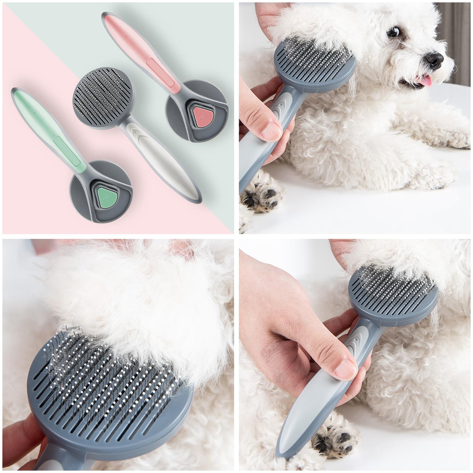 Brosse de toilettage pour chat - Slicker Brush Self Cleaning Pet Grooming avis et prix