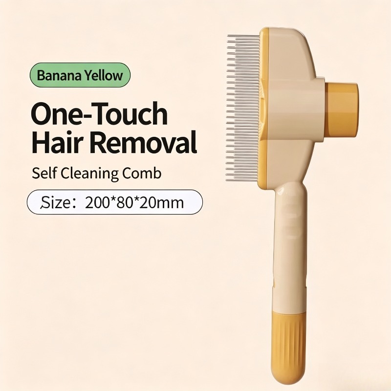 Brosse autonettoyante pour ani - Slicker Brush Self Cleaning Pet Grooming avis et prix