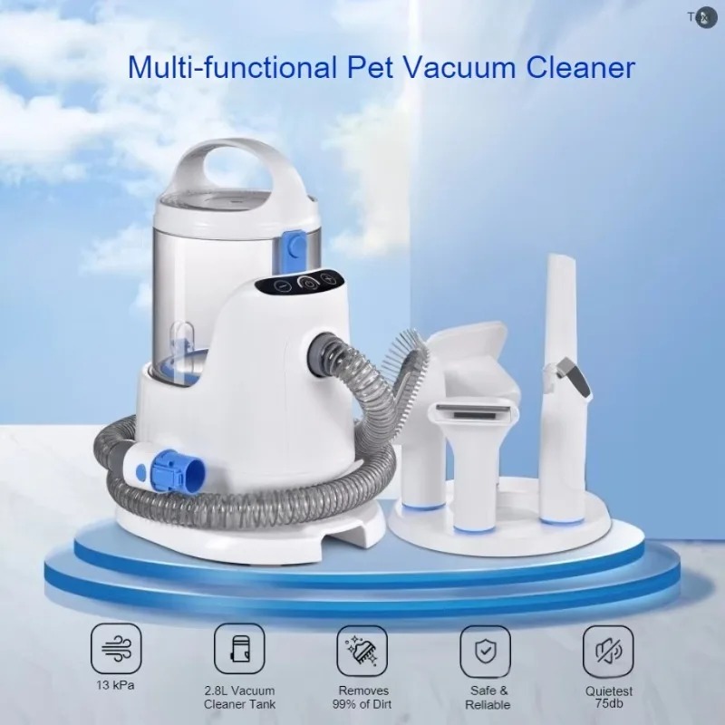 Kit de Toilettage Professionne - Pet Grooming Vacuum Suction Kit 5 In 1 avis et prix